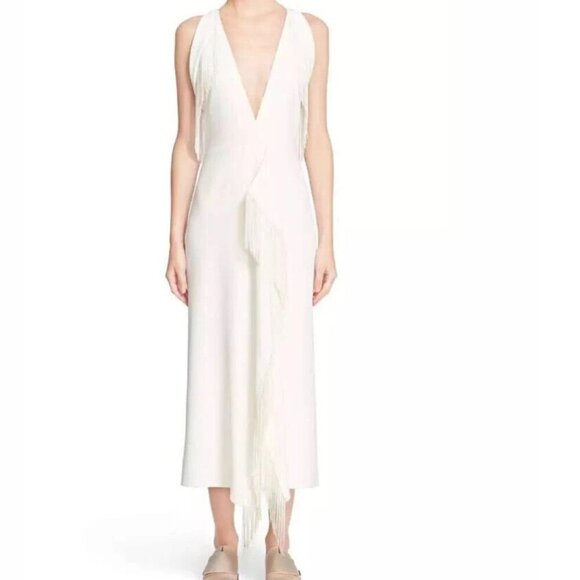 HUGO BOSS Runway Edition Fringe Midi Dress - Picture 3 of 14